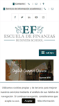 Mobile Screenshot of escueladefinanzas.edu.es